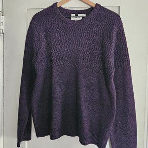 Topman - Men's Knit Sweater - Size M Medium - Color: Plum